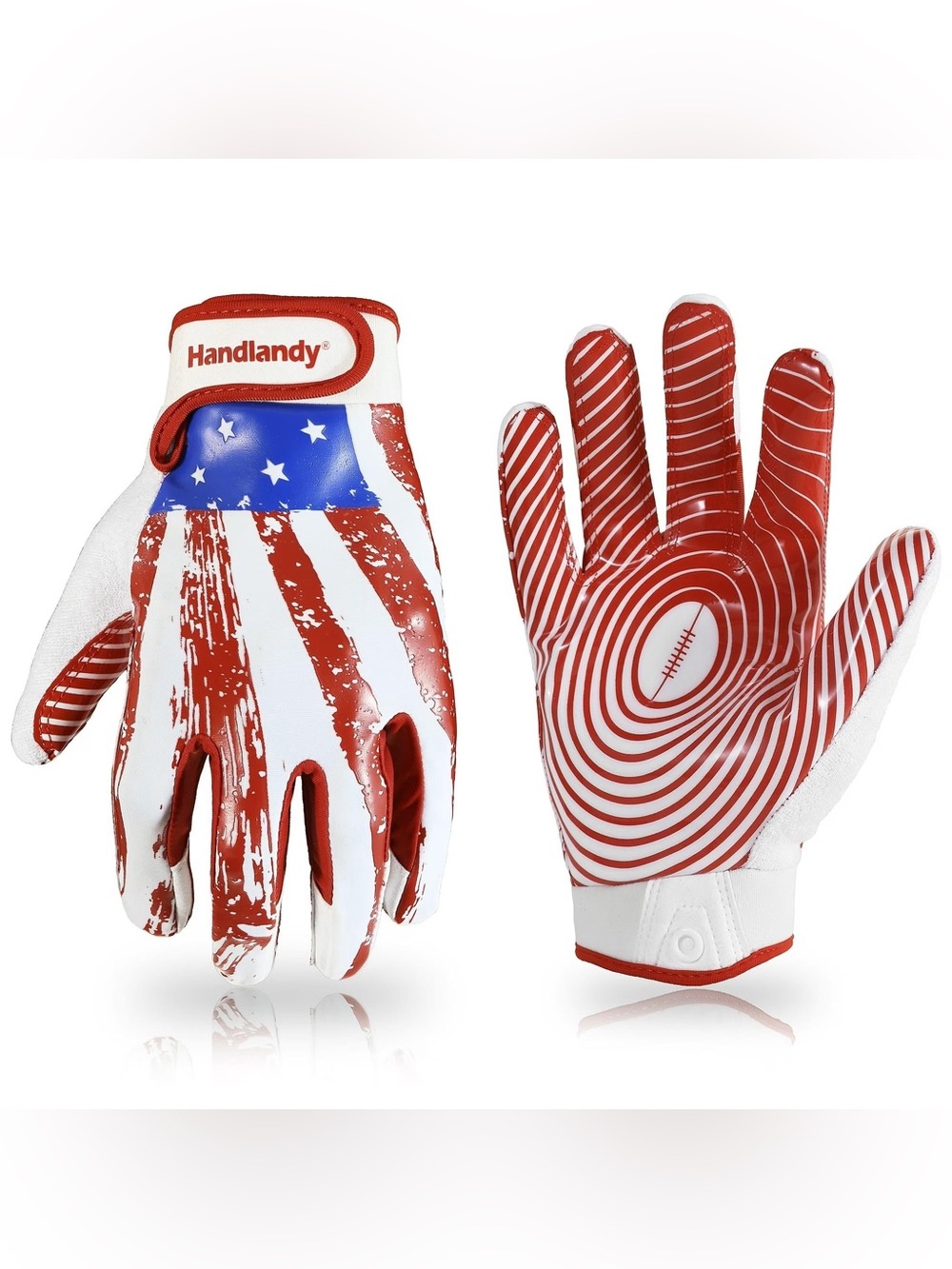 Handlandy Boys/Girls sticky wide receiver youth USA football gloves